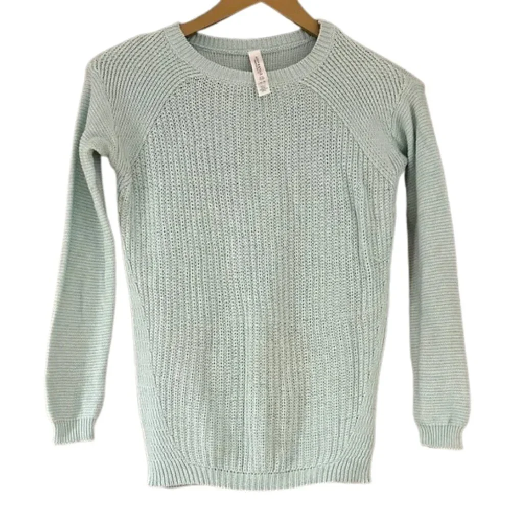 Aeropostale Mint Green Knit Sweater – Women’s Pullover